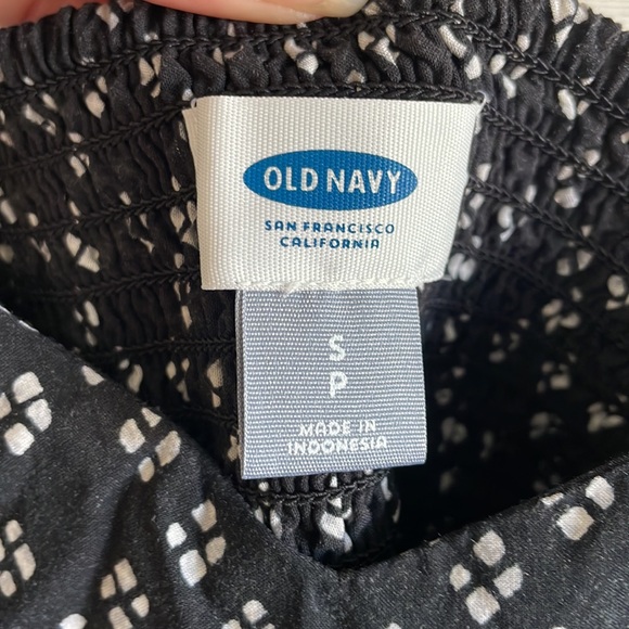 Old Navy Black and White Dress Size Small Petite - Picture 8 of 12